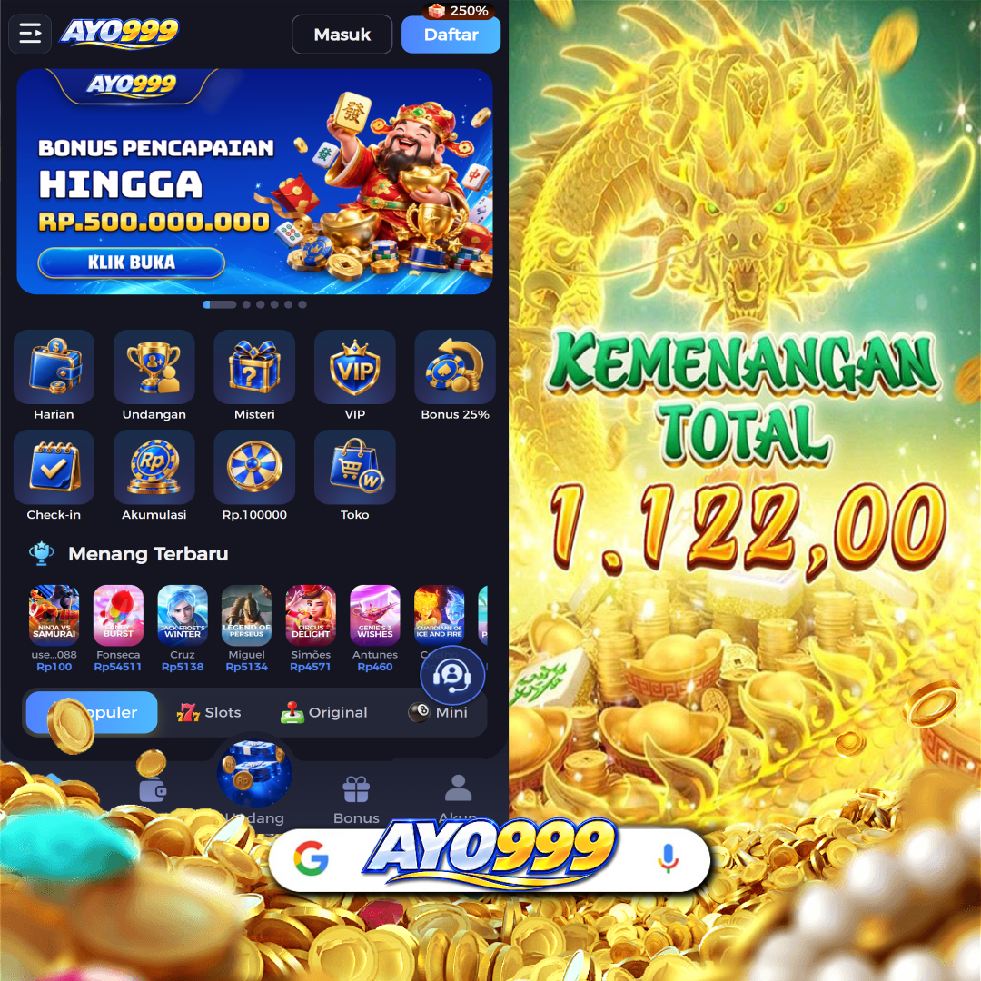 AYO999 - Situs Resmi Slot Online dari Berbagai Provider