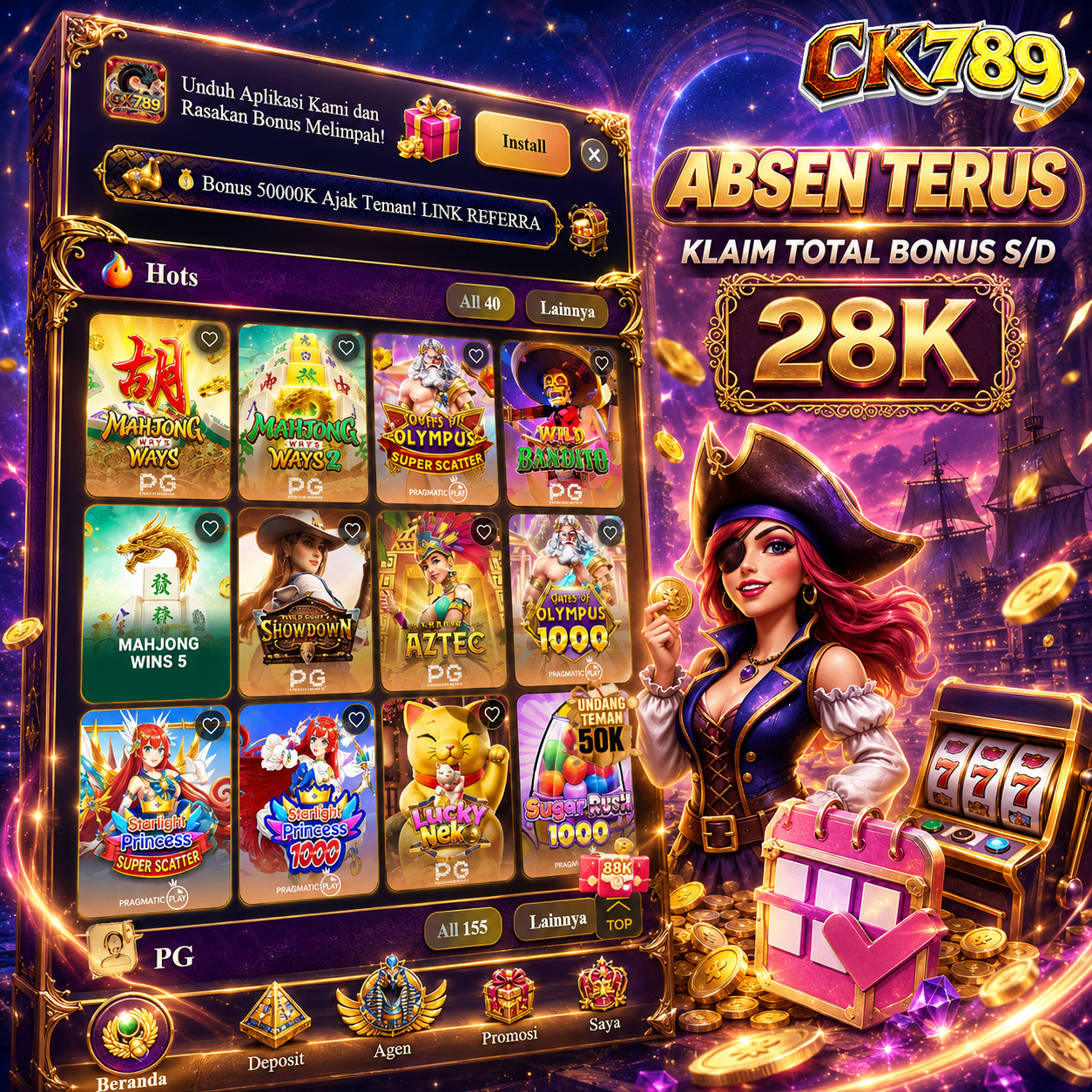 CK789 - Jelajahi Ragam Slot Online dengan Tema Menarik